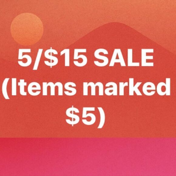 5/$15 SALE or 5/$25 SALE - Picture 2 of 8